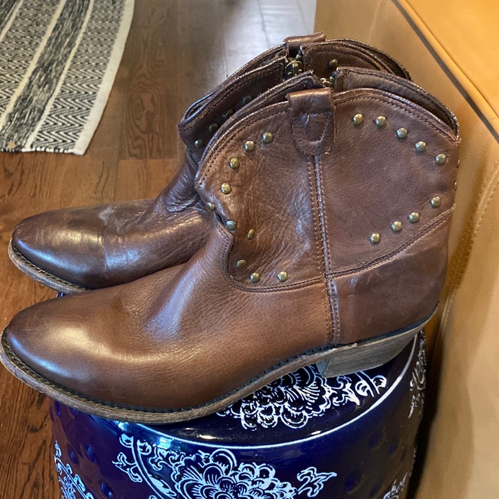 Cowboy ankle boots